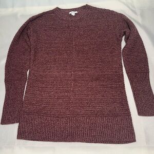 Nine West Burgundy Crew Neck Sweater